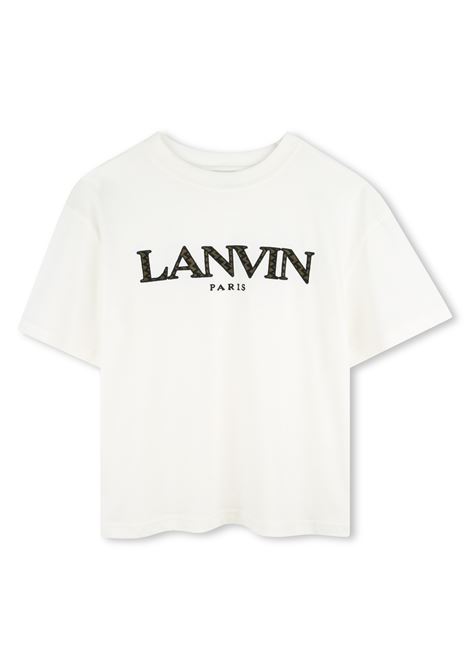 T-shirt con logo LANVIN KIDS | N30283117